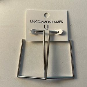 Uncommon James Heat silver earrings, brand new, never worn
